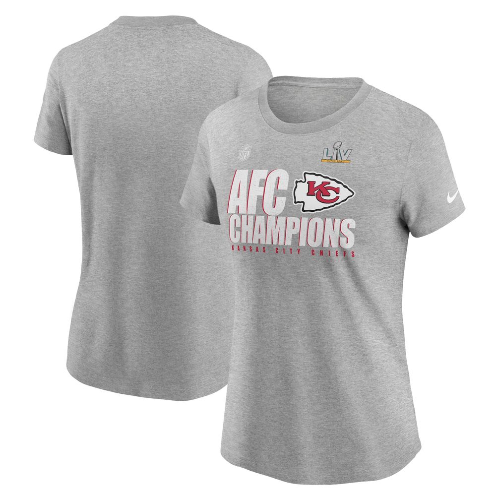 Fanatics Kansas City Chiefs Heather Charcoal Short Sleeve Tee