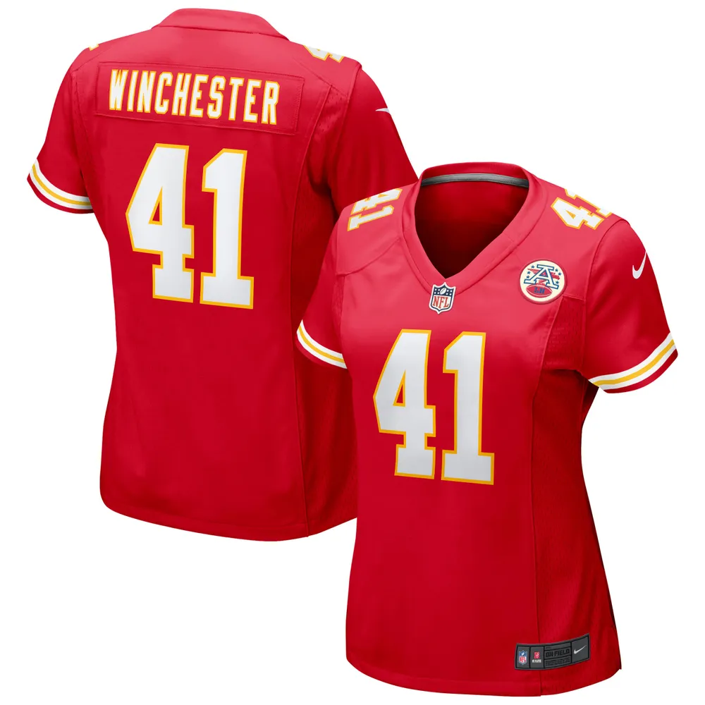 Maillot de match Nike James Winchester pour femme des Chiefs Kansas City, rouge