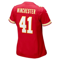 Maillot de match Nike James Winchester pour femme des Chiefs Kansas City, rouge