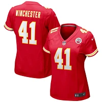 Maillot de match Nike James Winchester pour femme des Chiefs Kansas City, rouge