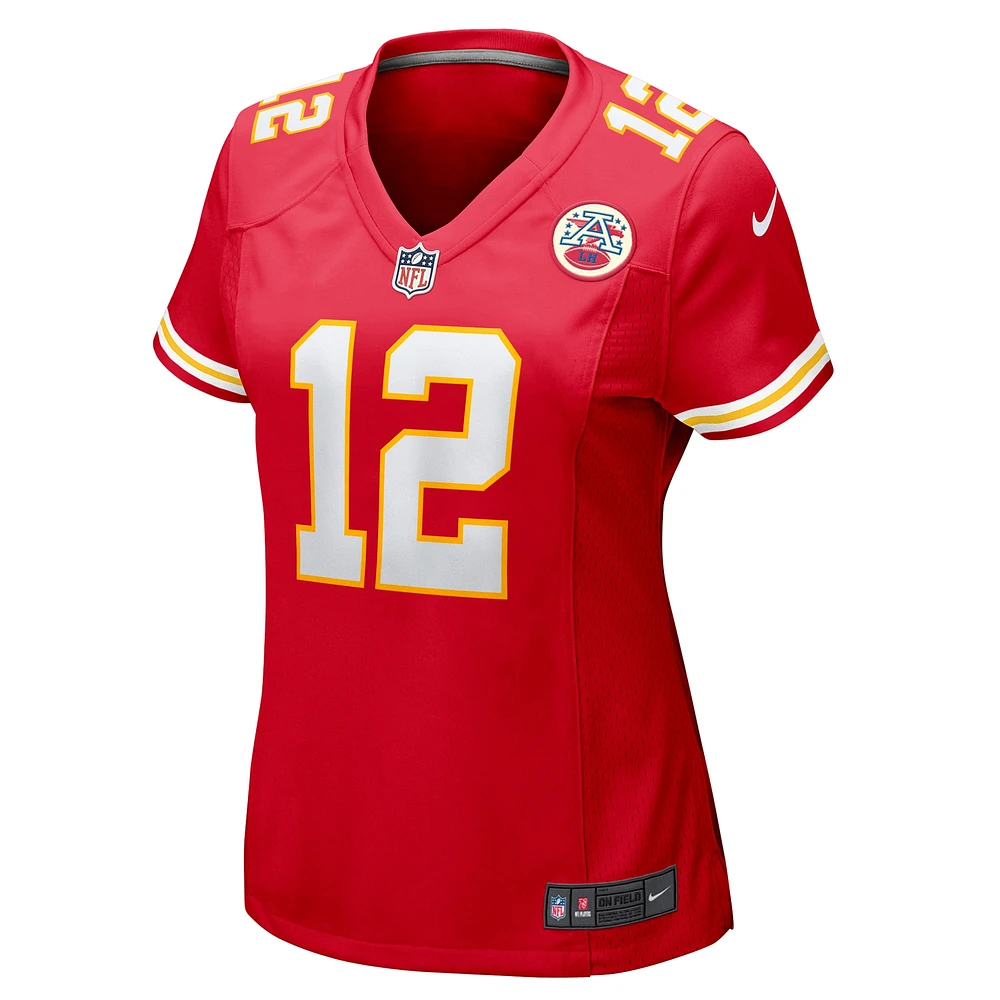 Maillot de match Nike Jared Wiley rouge Kansas City Chiefs pour femme