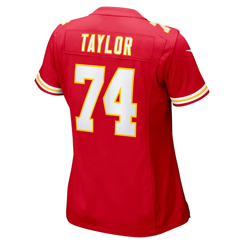 Maillot de joueur match Nike Jawaan Taylor pour femmes des Chiefs Kansas City, rouge