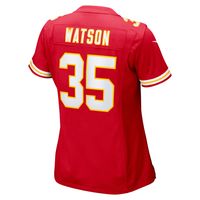 Women's Nike Jaylen Watson Red Kansas City Chiefs Game Player Jersey