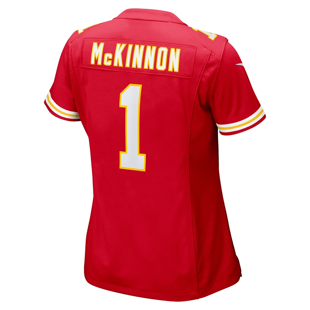 Maillot Nike Jerick McKinnon pour femme, rouge, joueur de match des Chiefs Kansas City