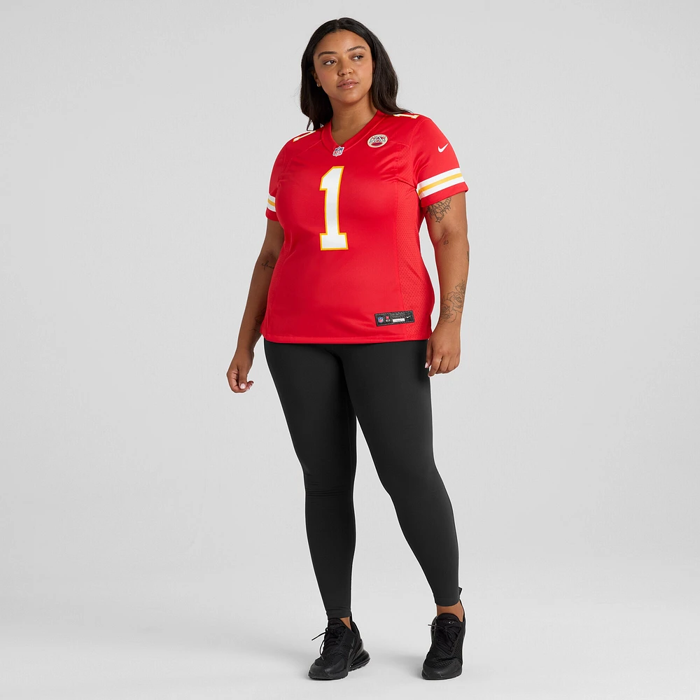 Maillot Nike Jerick McKinnon pour femme, rouge, joueur de match des Chiefs Kansas City