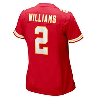 Maillot de match Nike Joshua Williams rouge Kansas City Chiefs pour femme