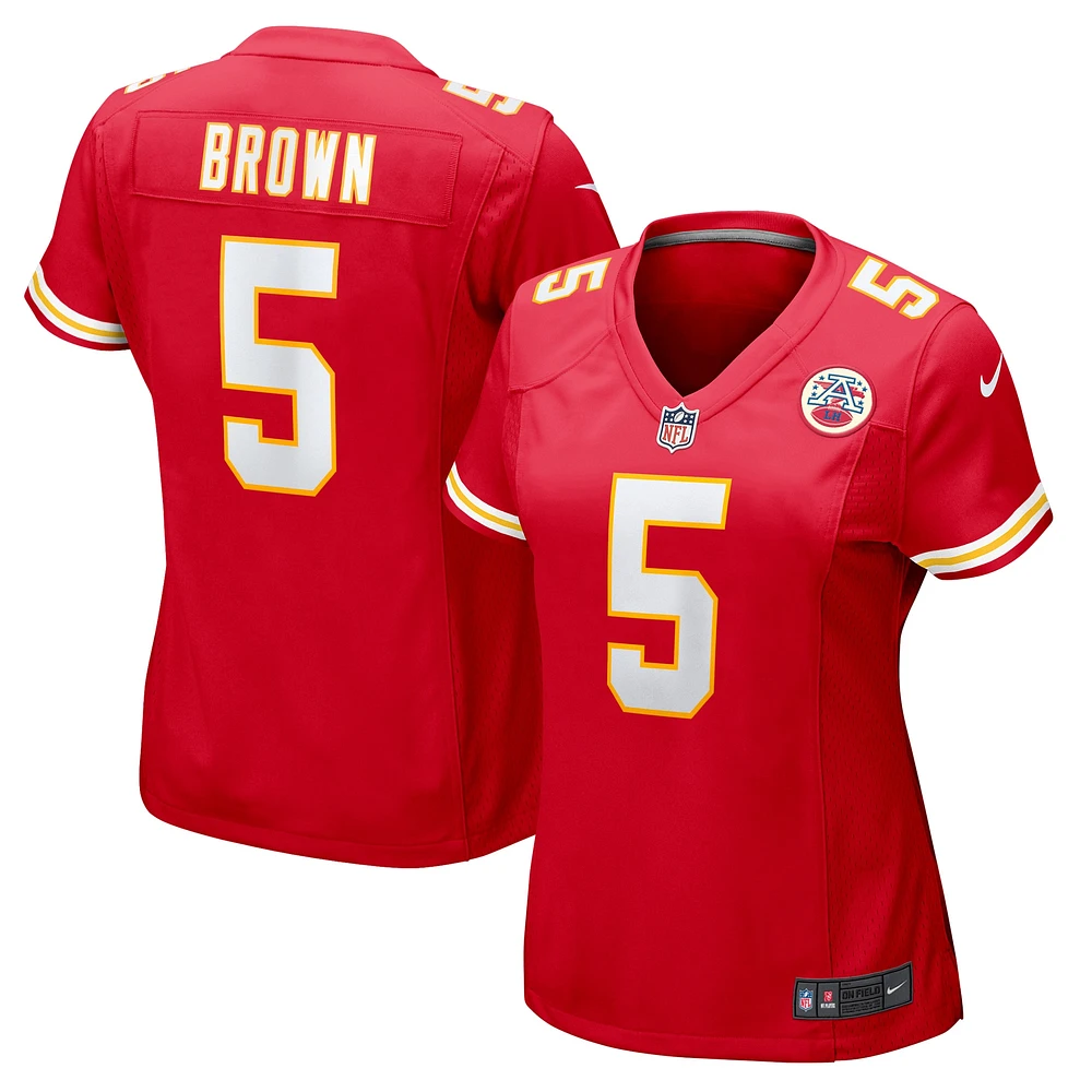 Maillot de match Nike Marquise Brown Red Kansas City Chiefs pour femme