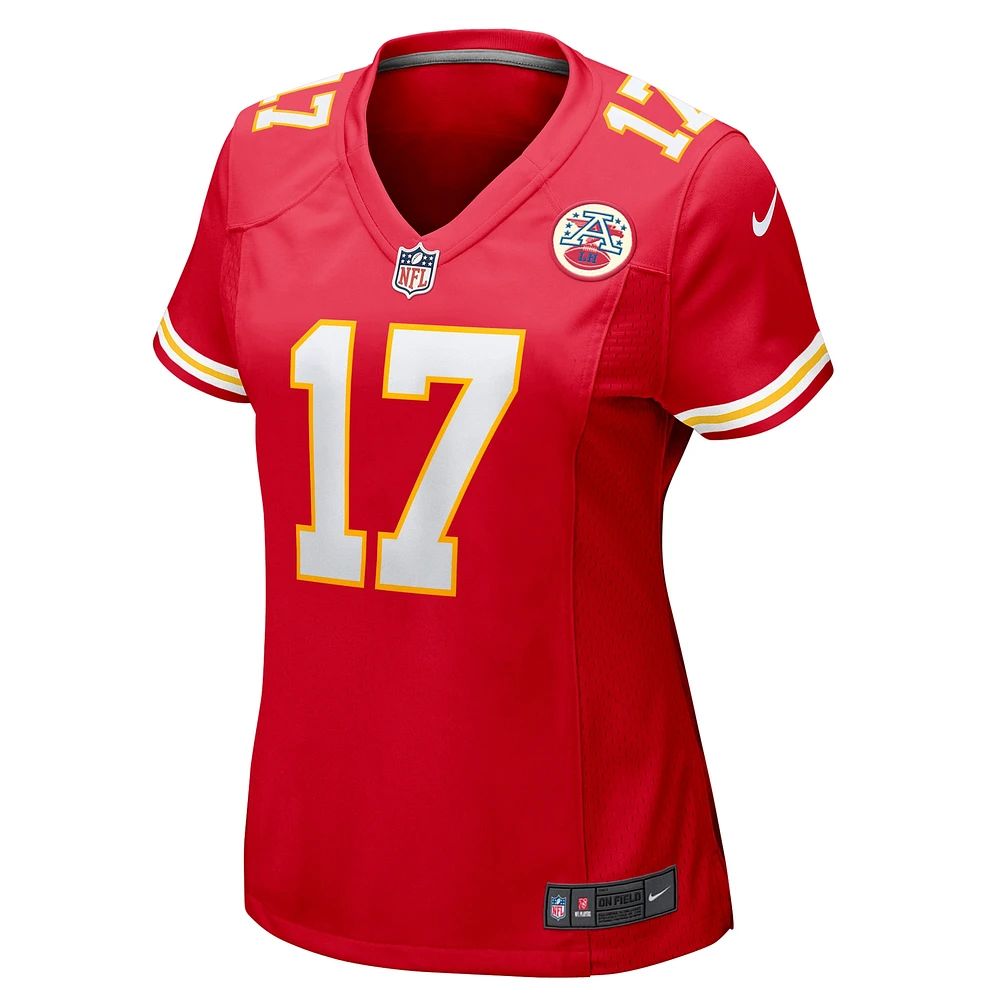 Women's Nike Mecole Hardman  Red Kansas City Chiefs Game Jersey