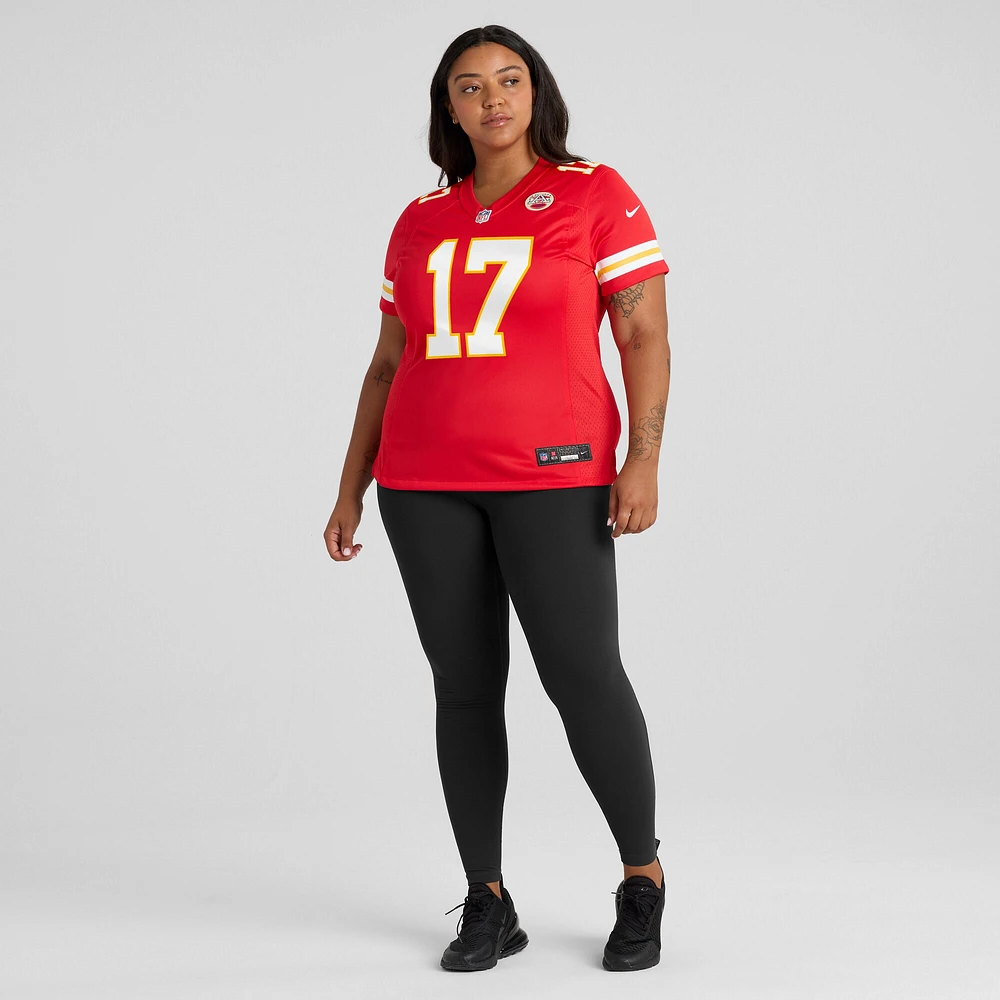 Women's Nike Mecole Hardman  Red Kansas City Chiefs Game Jersey