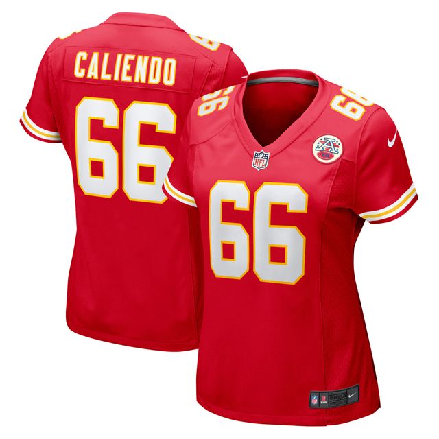 Maillot Nike Mike Caliendo pour femme, rouge, joueur de match des Chiefs Kansas City