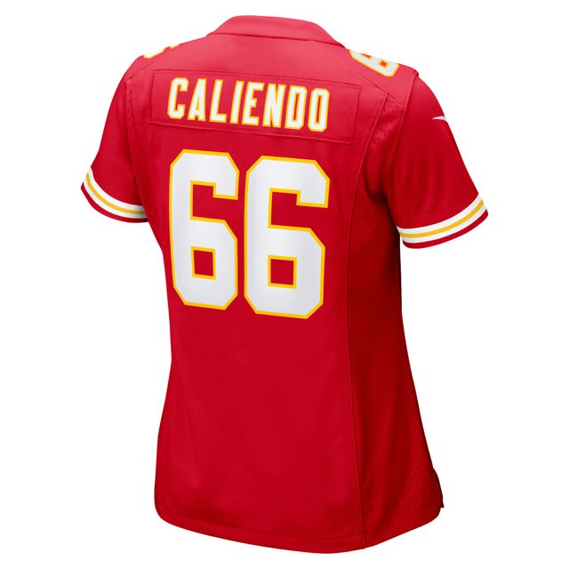 Maillot Nike Mike Caliendo pour femme, rouge, joueur de match des Chiefs Kansas City