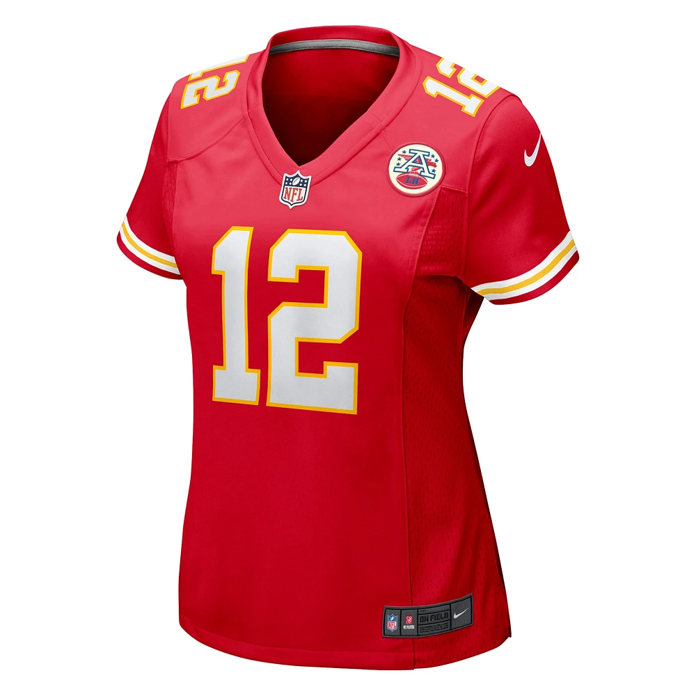 Maillot de match l'équipe Nike Montrell Washington rouge des Kansas City Chiefs pour femme