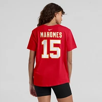 T-shirt Nike Patrick Mahomes pour femme, rouge, nom et numéro du joueur des Chiefs de Kansas City