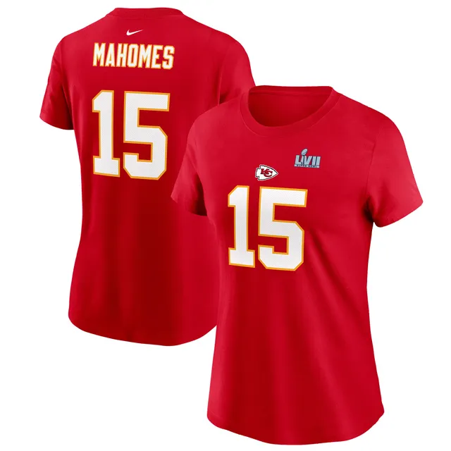 Patrick Mahomes Kansas City Chiefs Majestic Threads Women's Name & Number T- Shirt - Pink