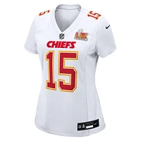 Women's Nike Patrick Mahomes Tundra White Kansas City Chiefs Super Bowl LIX Fashion Game Jersey