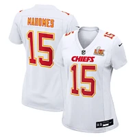 Women's Nike Patrick Mahomes Tundra White Kansas City Chiefs Super Bowl LIX Fashion Game Jersey