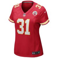 Women's Nike Priest Holmes Red Kansas City Chiefs Game Retired Player Jersey