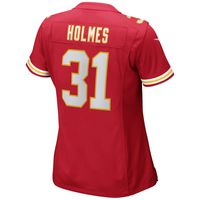 Women's Nike Priest Holmes Red Kansas City Chiefs Game Retired Player Jersey