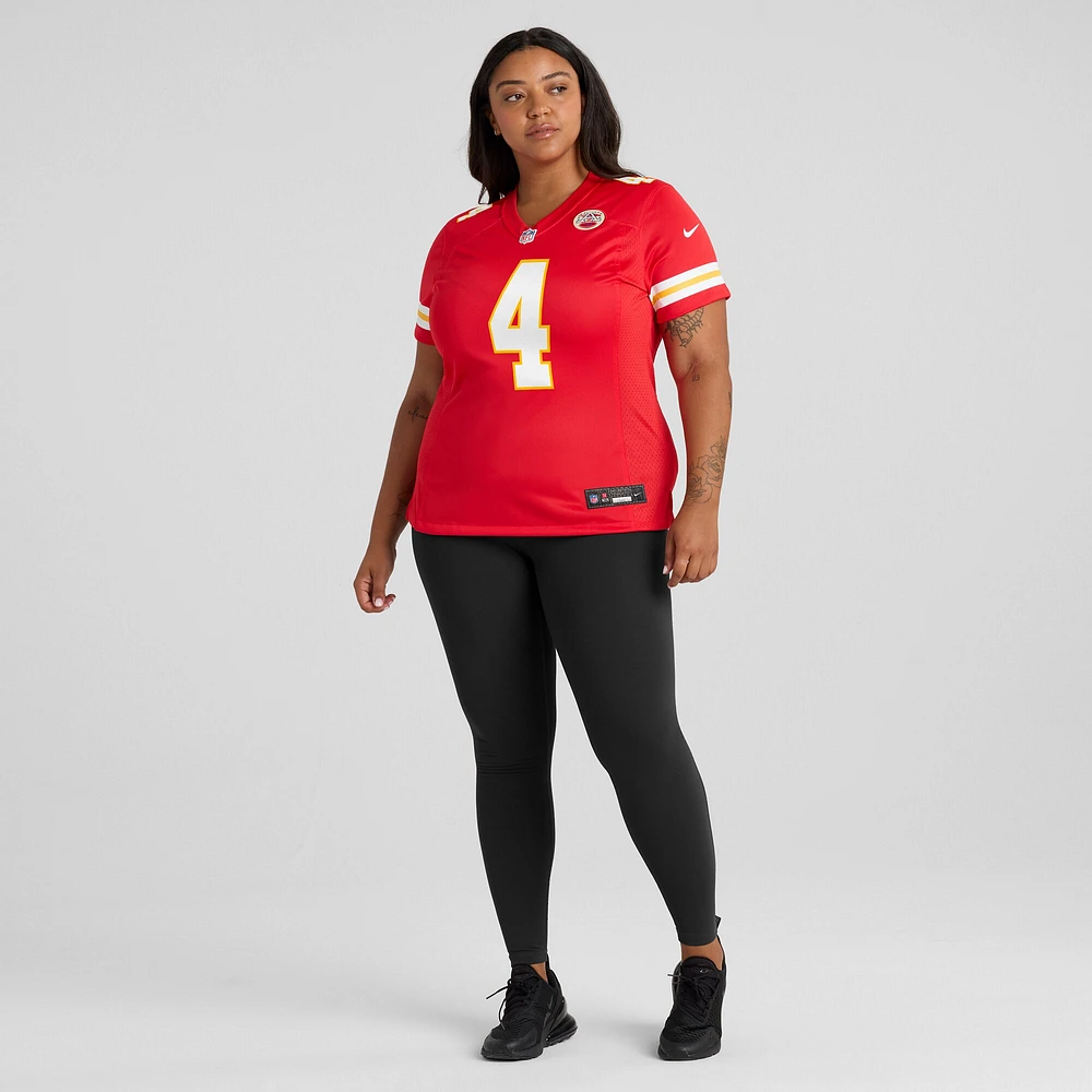 Maillot de match Nike Rashee Rice pour femmes des Chiefs Kansas City, rouge