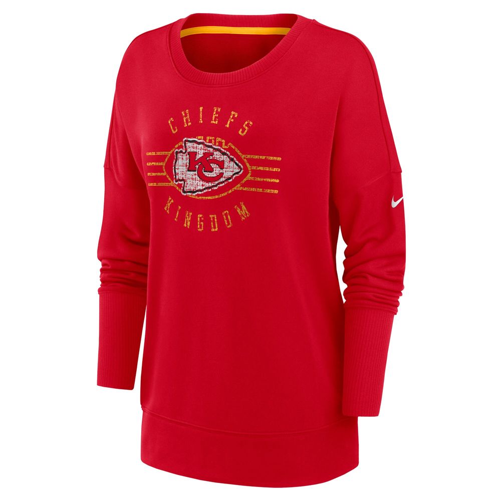 Women's Nike Red Kansas City Chiefs Rewind Playback - Long Sleeve T-Shirt