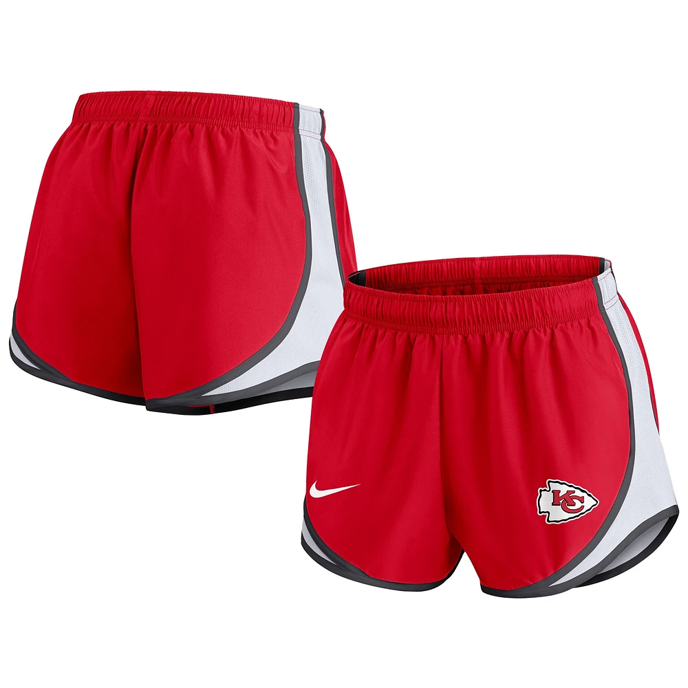 FBC CHIEF ROUGE BLANC SU23 NFL NIKE TEMPO SHORT SHTLADMIC POUR FEMMES