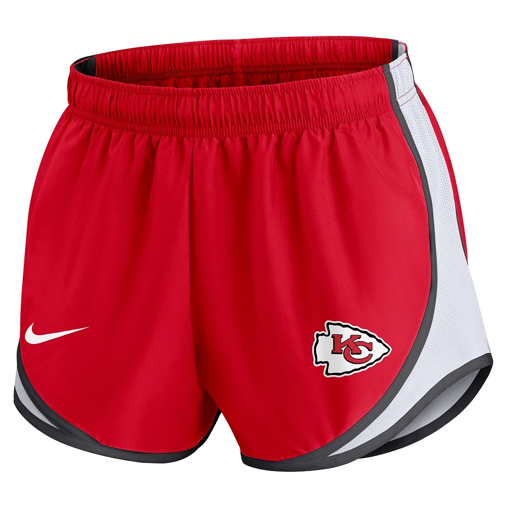 FBC CHIEF ROUGE BLANC SU23 NFL NIKE TEMPO SHORT SHTLADMIC POUR FEMMES