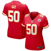 Maillot de match Nike Willie Gay pour femmes des Chiefs Kansas City, rouge