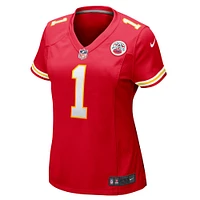 Maillot de match Nike Xavier Worthy rouge Kansas City Chiefs pour femme