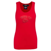 Women's Pro Standard Red Kansas City Chiefs Triple Tonal Racerback Tank Top