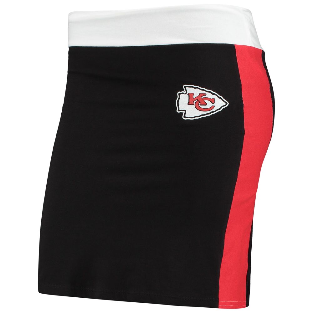 Refried Apparel Women's Refried Apparel Black Kansas City Chiefs  Sustainable Short Skirt