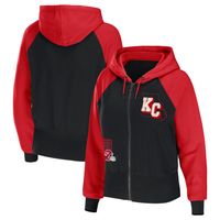 Women's WEAR by Erin Andrews Black Kansas City Chiefs Full-Zip