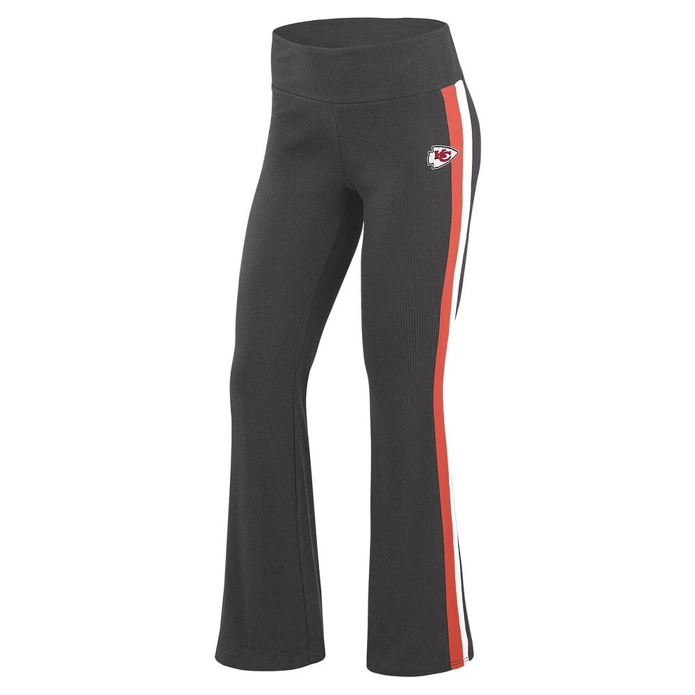 Pantalon de yoga noir pour femme WEAR by Erin Andrews des Kansas City Chiefs