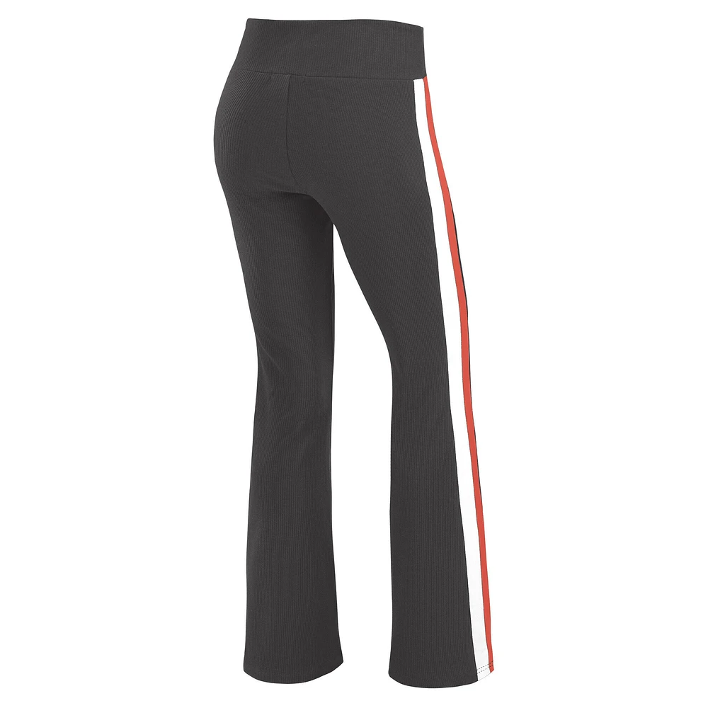 Pantalon de yoga noir pour femme WEAR by Erin Andrews des Kansas City Chiefs