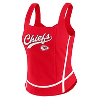 Débardeur à col carré rouge Kansas City Chiefs pour femme WEAR by Erin Andrews