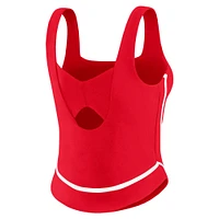 Débardeur à col carré rouge Kansas City Chiefs pour femme WEAR by Erin Andrews