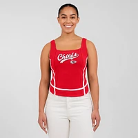 Débardeur à col carré rouge Kansas City Chiefs pour femme WEAR by Erin Andrews