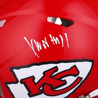 Xavier Worthy Kansas City Chiefs Autographed 2024 NFL Draft First Round Pick Riddell Speed Authentic Helmet