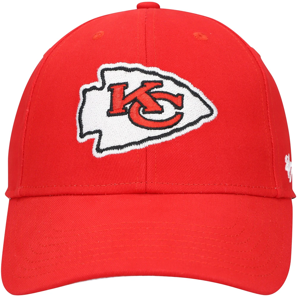 Casquette ajustable MVP de base des Chiefs de Kansas City '47 rouge pour jeune