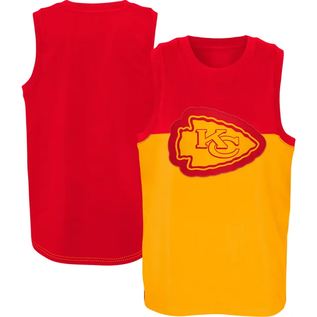 Foco Men's Red, Gray Kansas City Chiefs Reversible Mesh Tank Top In  Red,gray