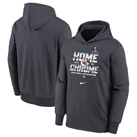 Sweat à capuche Nike anthracite pour jeunes Kansas City Chiefs Super Bowl LVIII Champions Parade