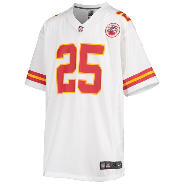 Maillot de match Nike Clyde Edwards-Helaire pour jeunes des Chiefs Kansas City, blanc