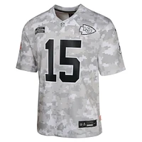 Maillot Nike Patrick Mahomes Arctic Camo Kansas City Chiefs 2024 Salute to Service Game pour jeune