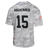 Maillot Nike Patrick Mahomes Arctic Camo Kansas City Chiefs 2024 Salute to Service Game pour jeune