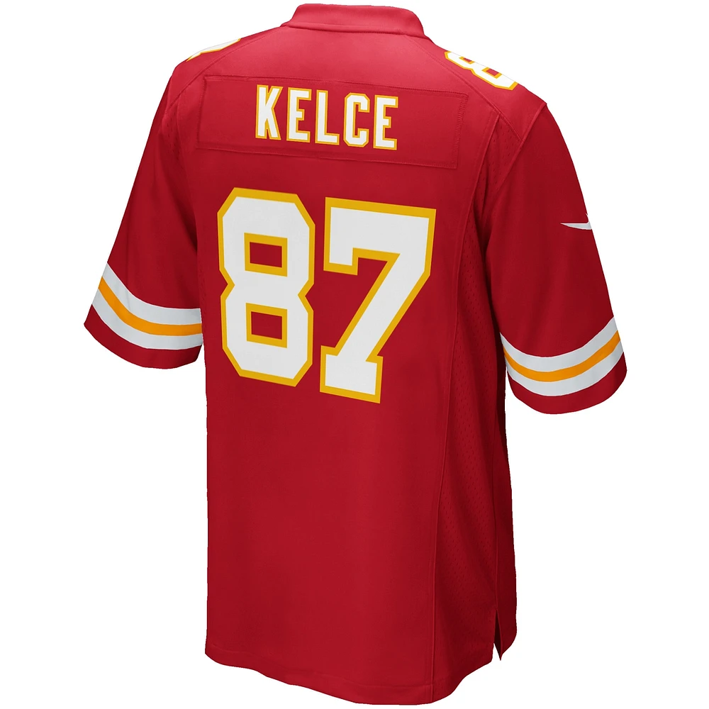 Youth Nike Travis Kelce Red Kansas City Chiefs Game Jersey