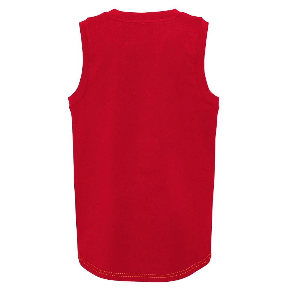 Youth Red/Gold Kansas City Chiefs Revitalize Tank Top