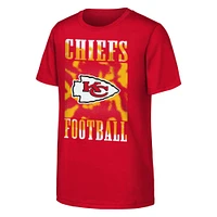 Youth  Red Kansas City Chiefs Garage Hero T-Shirt