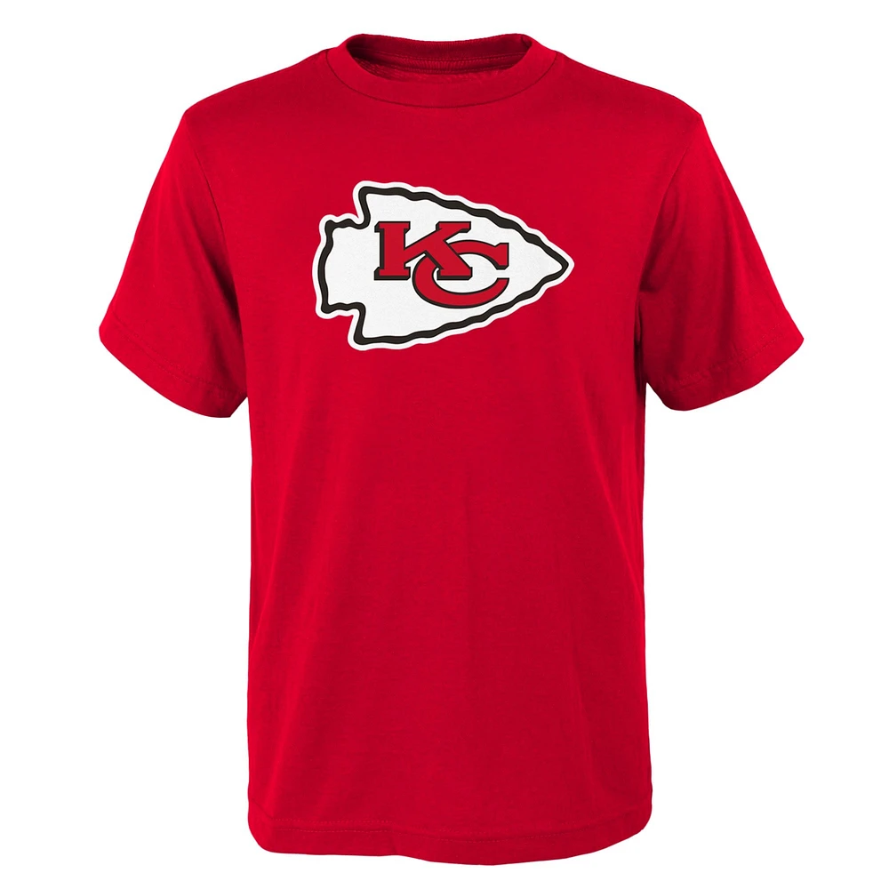 Youth Red Kansas City Chiefs Primary Logo T-Shirt