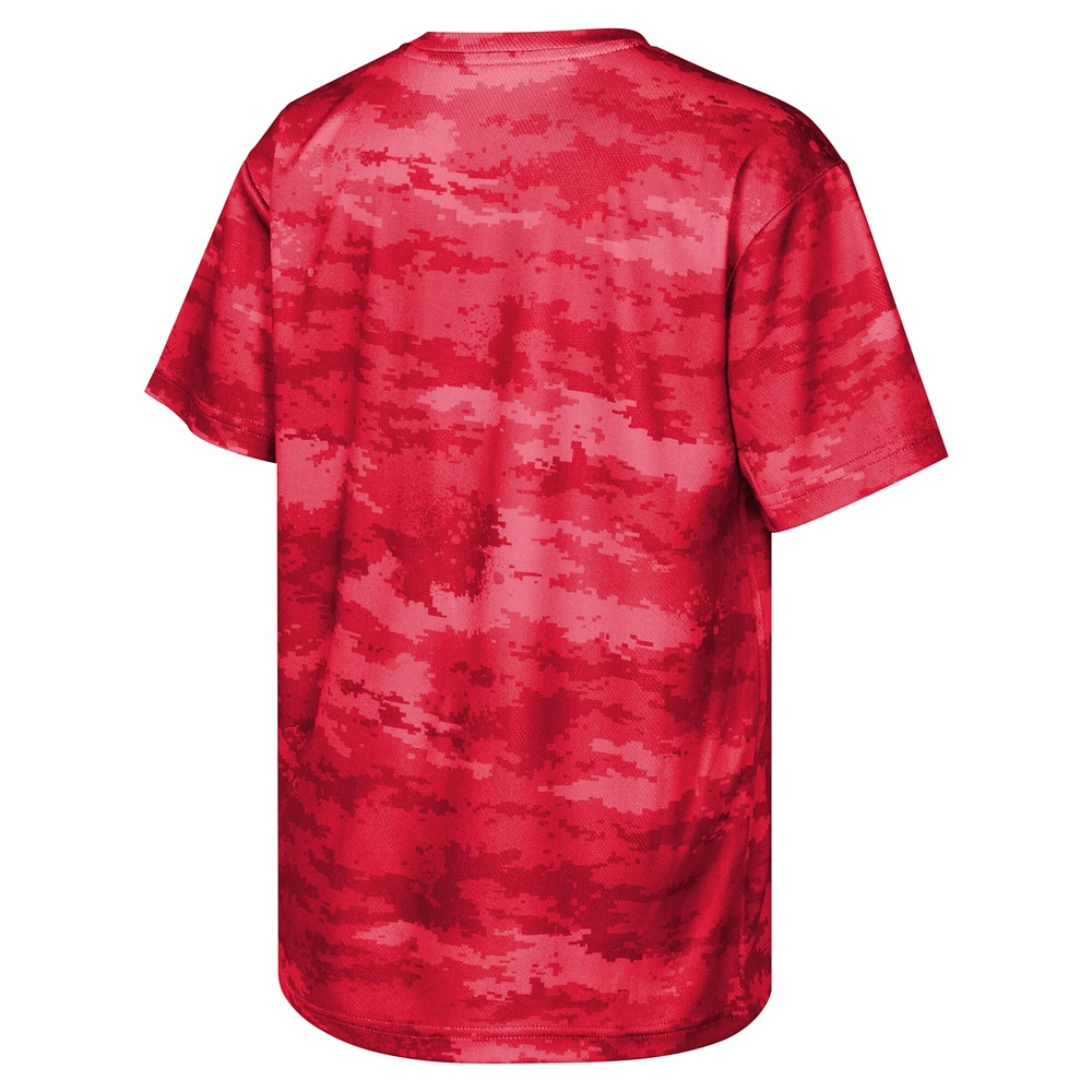 T-shirt rouge pour jeunes Kansas City Chiefs Scrimmage