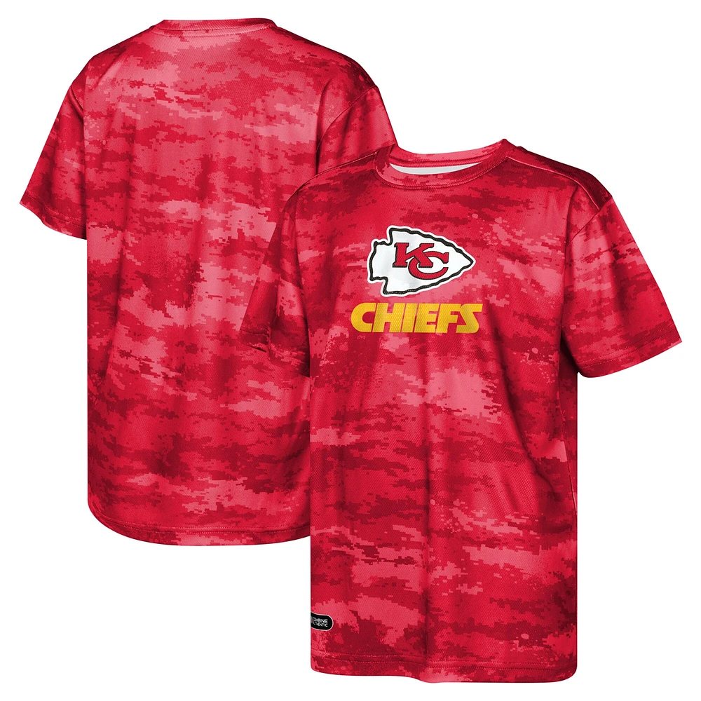 T-shirt rouge pour jeunes Kansas City Chiefs Scrimmage