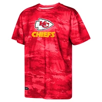 T-shirt rouge de mêlée des Chiefs Kansas City pour jeunes